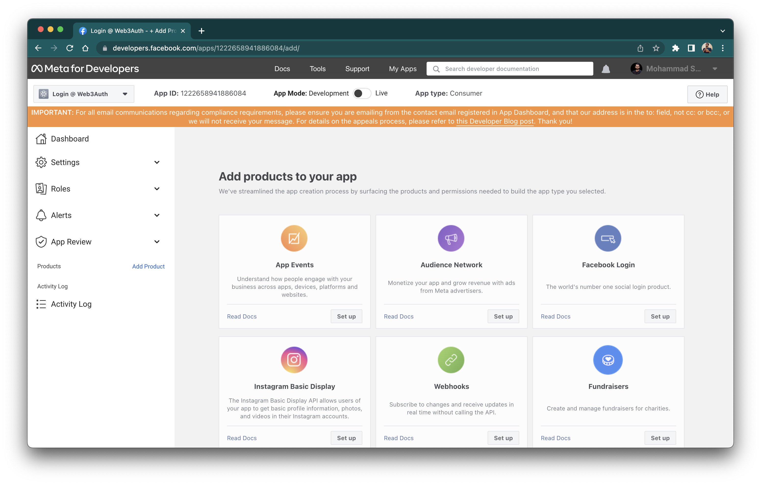 Facebook Social Login with Web3Auth, Documentation